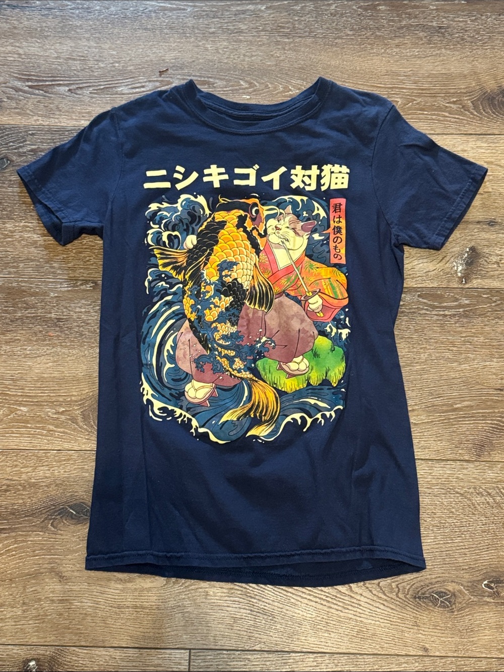 Threadless the cat with the koi small